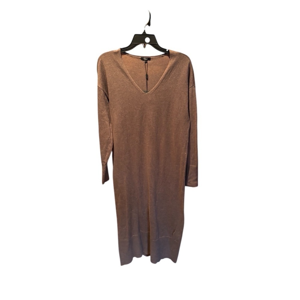Rails Margot Long Sleeve Sweater Dress in Latte Small NWT